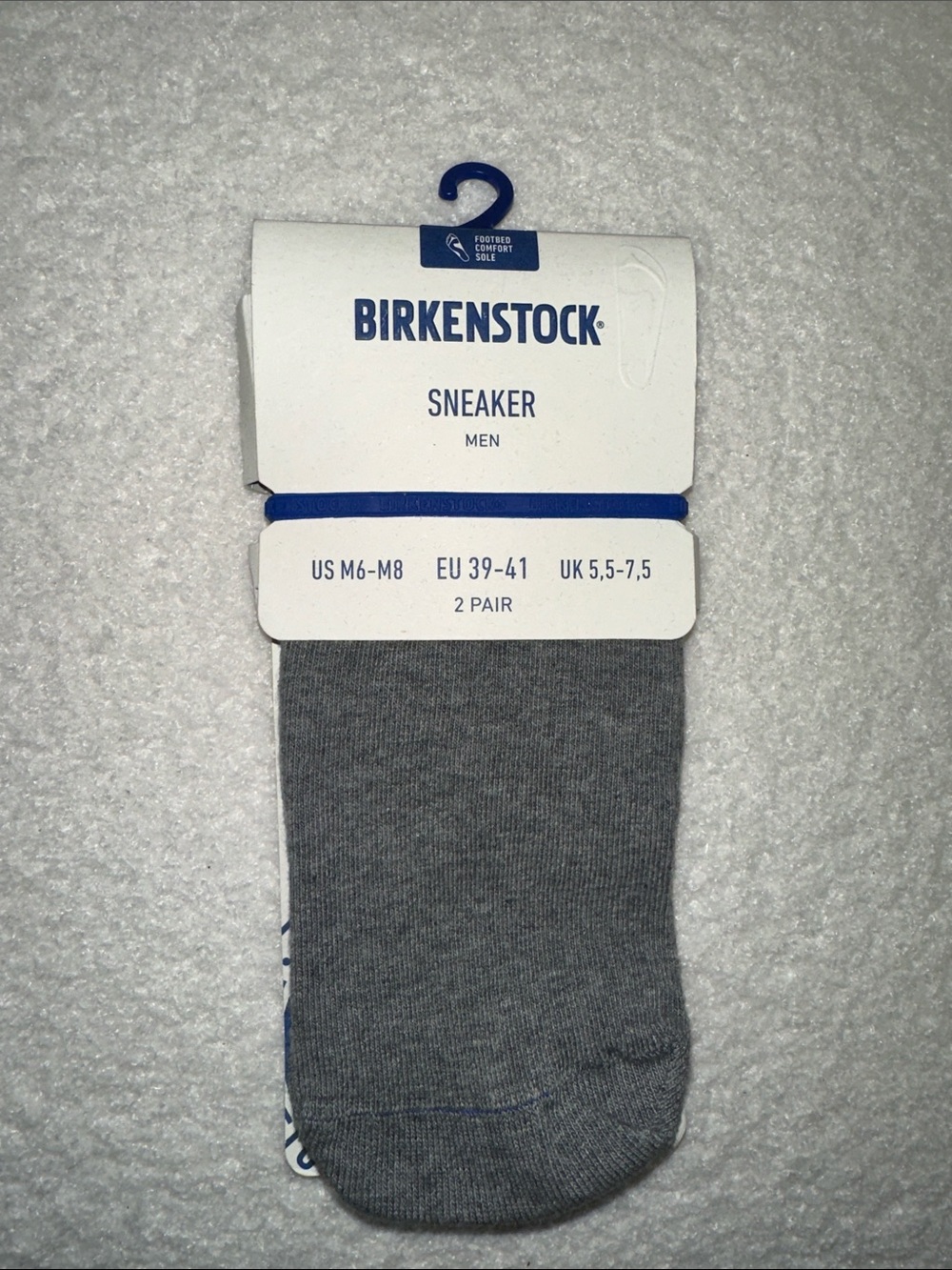 Birkenstock Men’s Sneaker Socks - Gray